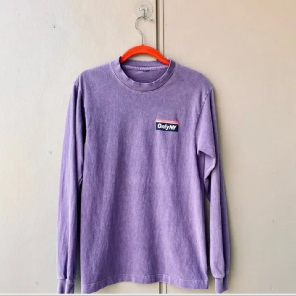 ONLY NY purple long sleeved tee